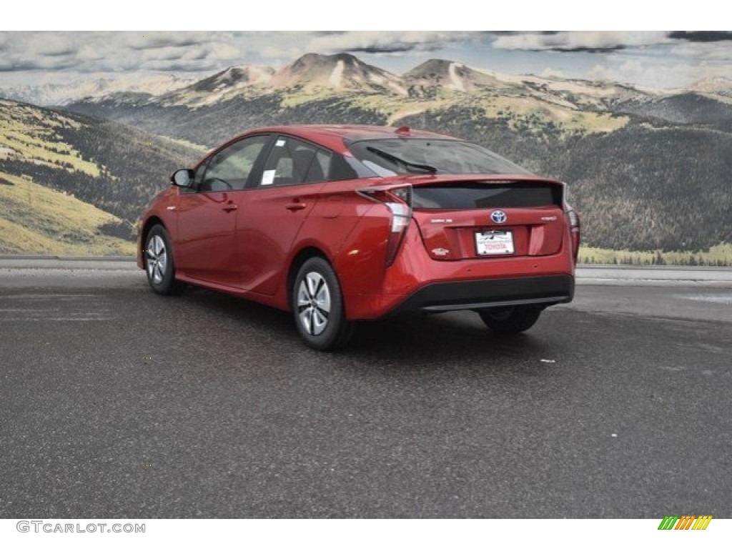 Hypersonic Red 2018 Toyota Prius Two Exterior Photo #124668244