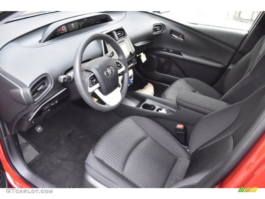Black Interior 2018 Toyota Prius Two Photo #124668298