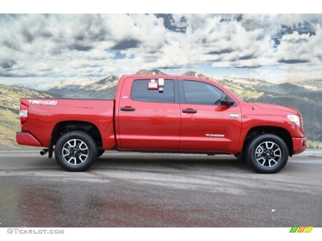 2017 Tundra SR5 CrewMax 4x4 - Barcelona Red Metallic / Black photo #2