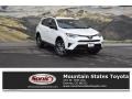 2018 Super White Toyota RAV4 LE AWD  photo #1