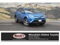 2018 Electric Storm Blue Toyota RAV4 XLE AWD  photo #1