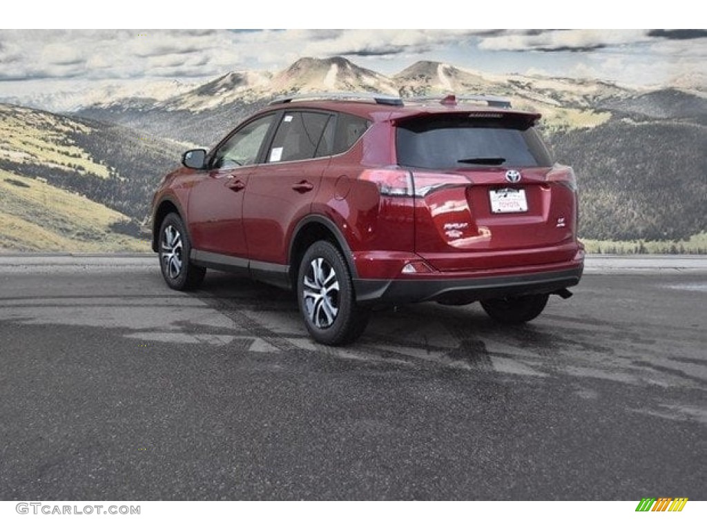 2018 RAV4 LE AWD - Ruby Flare Pearl / Black photo #3