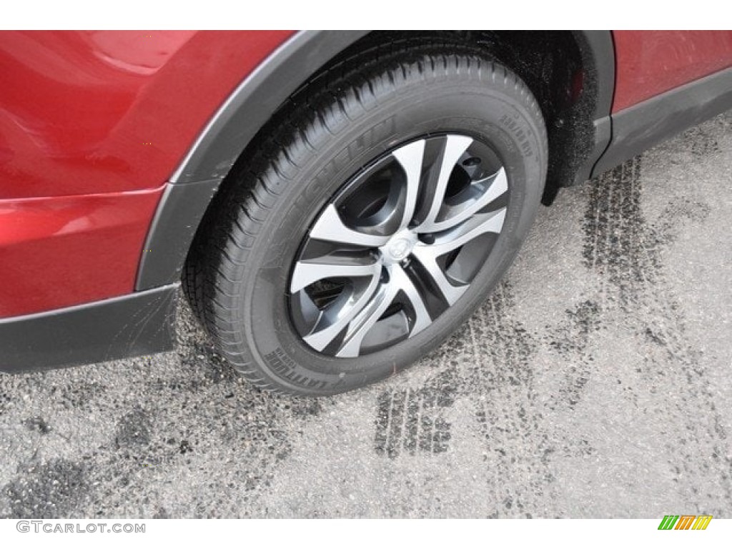 2018 RAV4 LE AWD - Ruby Flare Pearl / Black photo #9