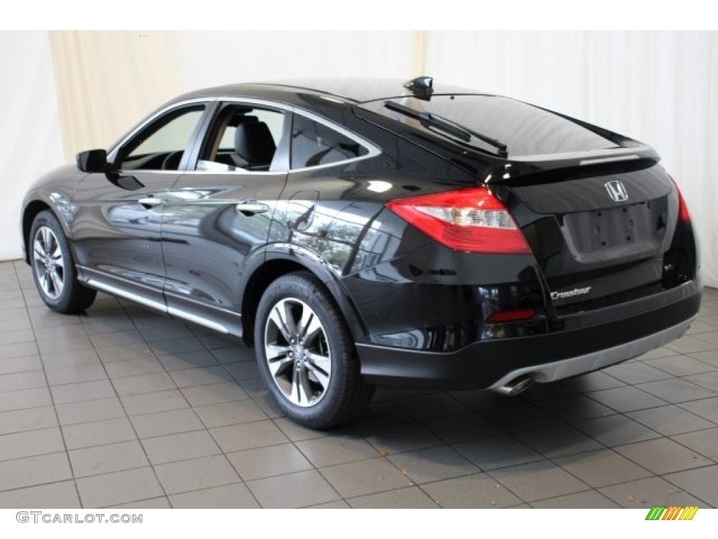 2014 Crosstour EX-L V6 - Crystal Black Pearl / Black photo #6