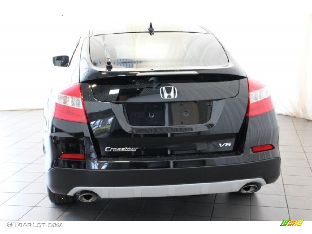 2014 Crosstour EX-L V6 - Crystal Black Pearl / Black photo #7