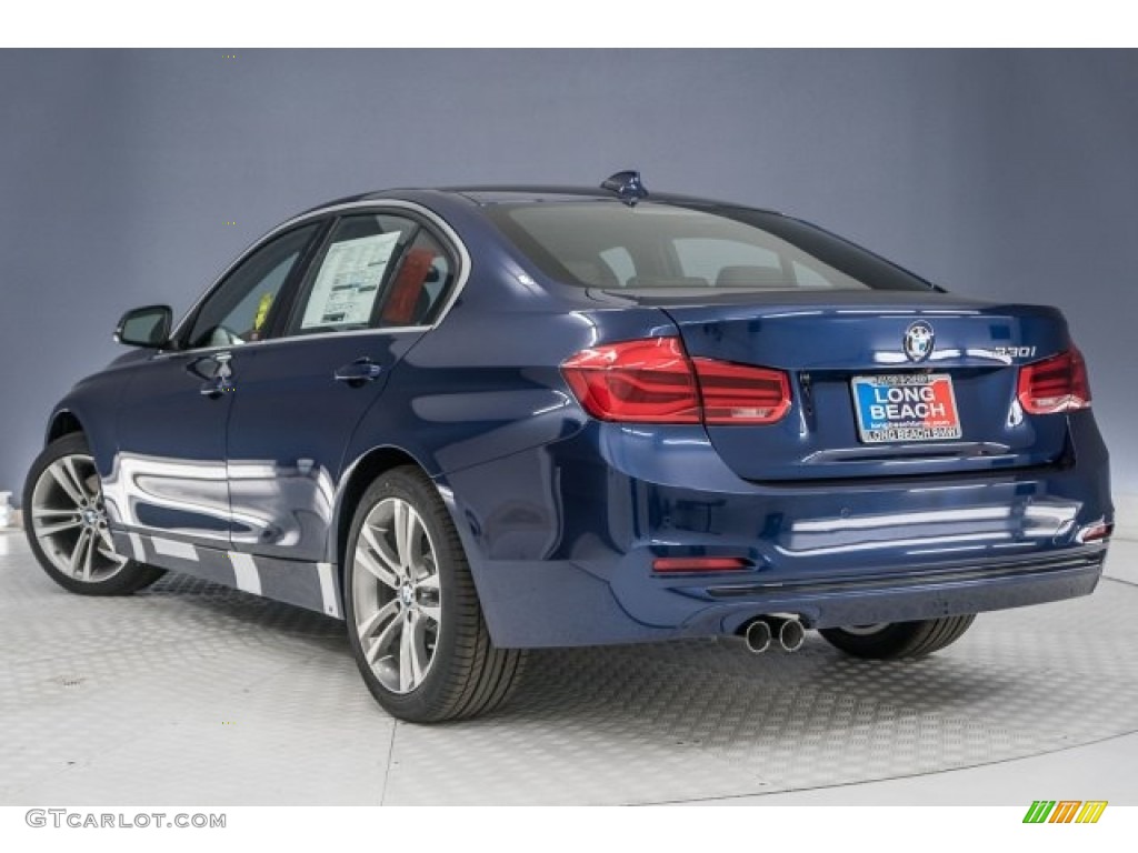 2018 3 Series 330i Sedan - Mediterranean Blue Metallic / Black photo #10