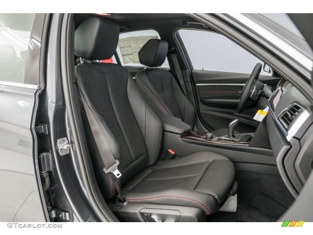 Black Interior 2018 BMW 3 Series 330i Sedan Photo #124671517