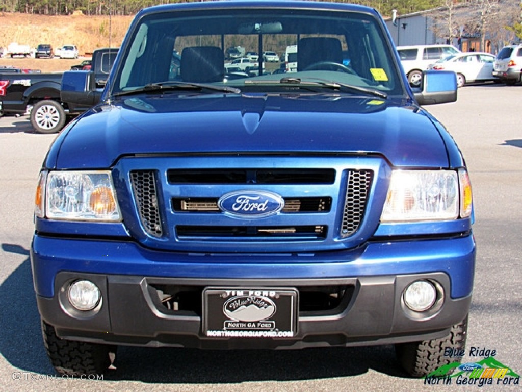 2011 Ranger XLT SuperCab - Vista Blue Metallic / Medium Dark Flint photo #8