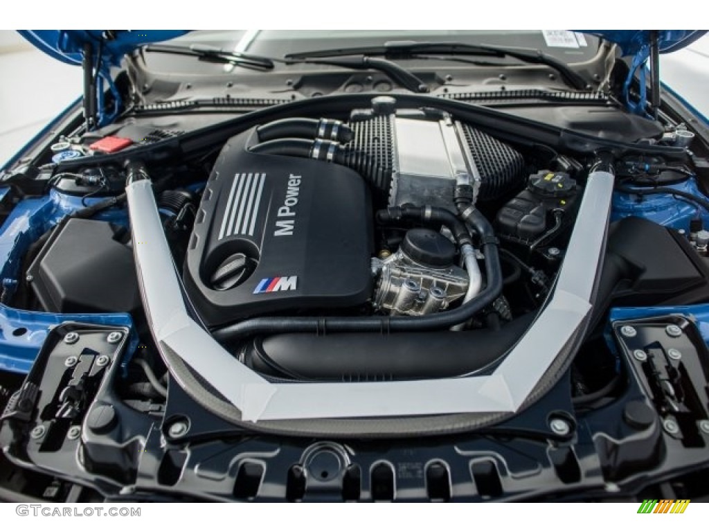 2018 M4 Coupe - Yas Marina Blue Metallic / Sakhir Orange/Black photo #8