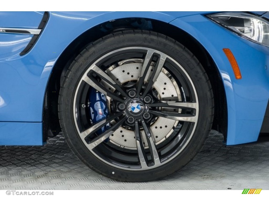 2018 M4 Coupe - Yas Marina Blue Metallic / Sakhir Orange/Black photo #9