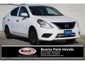 2017 Fresh Powder White Nissan Versa S  photo #1