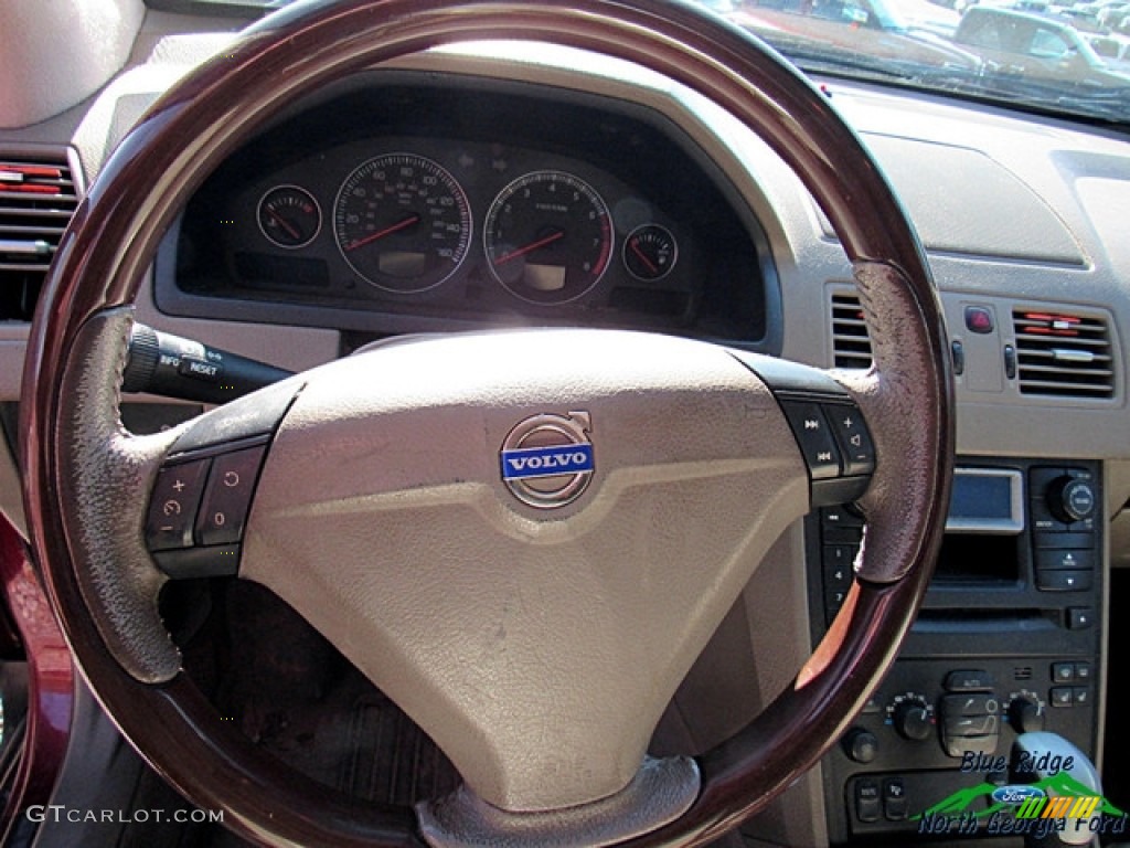 2003 XC90 T6 AWD - Ruby Red Metallic / Graphite photo #8