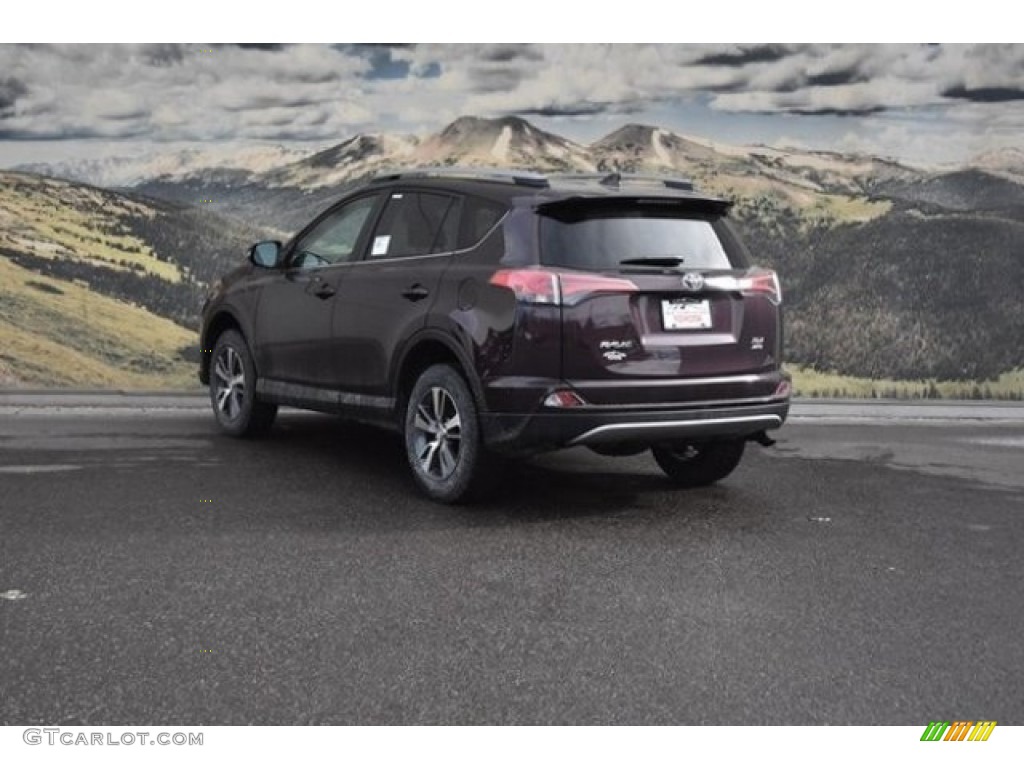2018 RAV4 XLE AWD - Black / Nutmeg photo #3