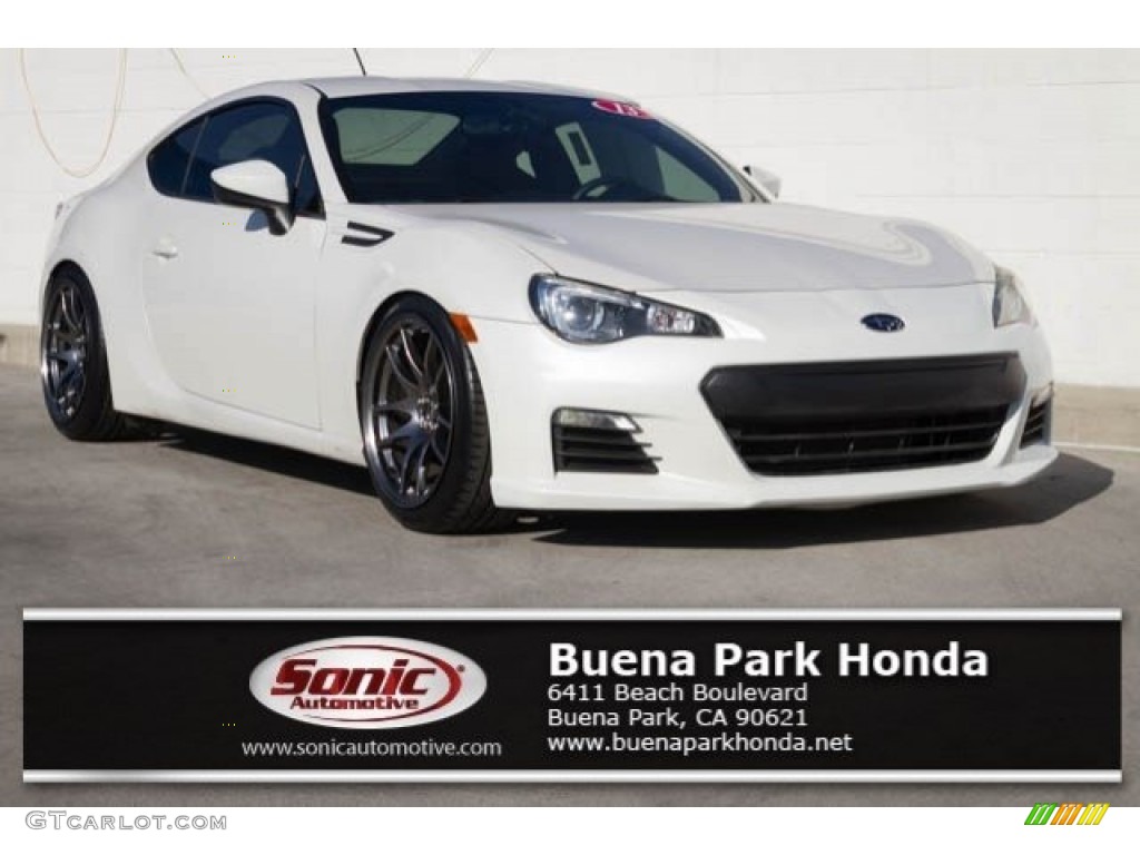 2013 BRZ Premium - Satin White Pearl / Black Cloth photo #1