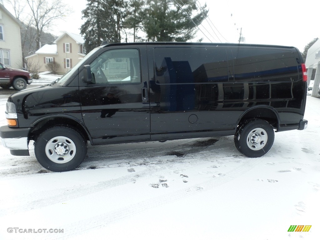 Black 2018 Chevrolet Express 2500 Cargo WT Exterior Photo #124674661