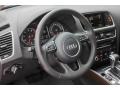 Black 2017 Audi Q5 3.0 TFSI Premium Plus quattro Steering Wheel