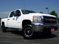 2008 Summit White Chevrolet Silverado 2500HD LS Crew Cab 4x4  photo #1