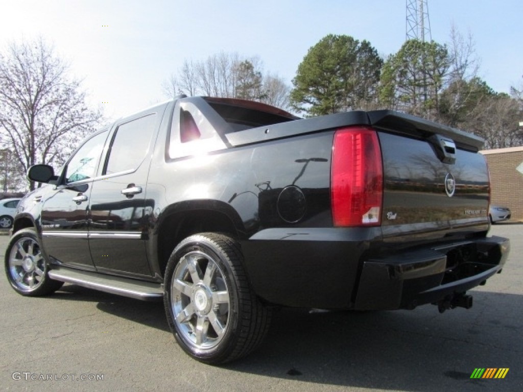 2007 Escalade EXT AWD - Black Raven / Ebony/Ebony photo #8