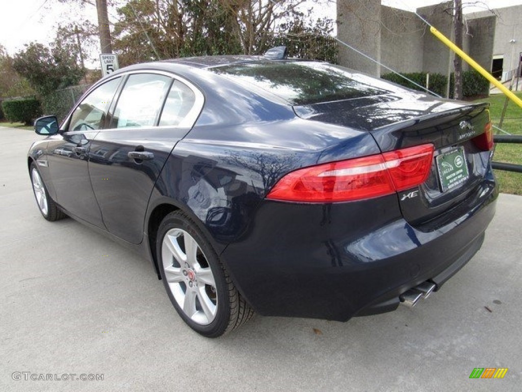 2017 XE 20d Prestige - Dark Sapphire Blue / Jet photo #12
