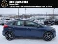 2018 Blue Metallic Ford Focus SEL Hatch  photo #1