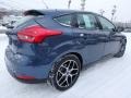 2018 Blue Metallic Ford Focus SEL Hatch  photo #3