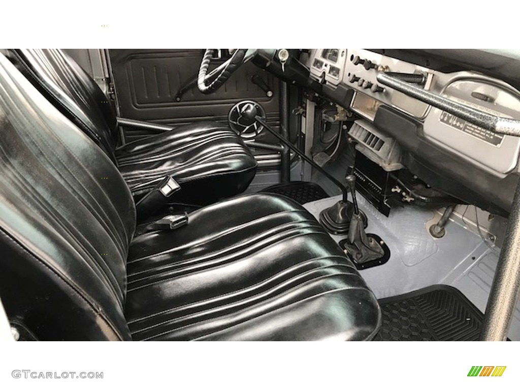 Black Interior 1976 Toyota Land Cruiser FJ40 Photo #124684968