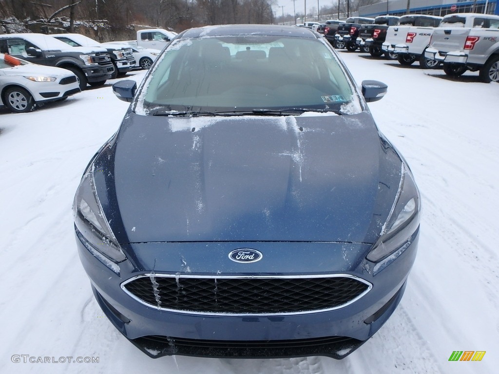 2018 Focus SEL Hatch - Blue Metallic / Charcoal Black photo #9