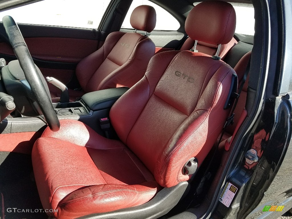 2005 GTO Coupe - Phantom Black Metallic / Red photo #3