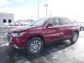 2018 Cajun Red Tintcoat Chevrolet Traverse LT AWD  photo #1