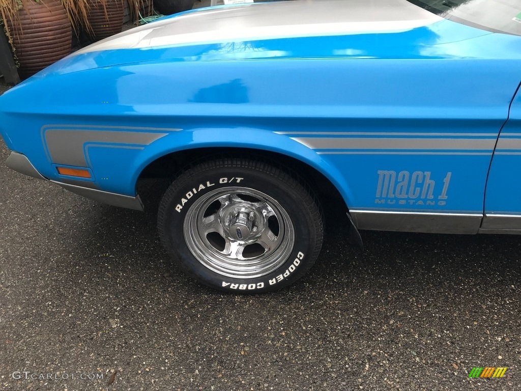1972 Mustang Mach 1 Coupe - Grabber Blue / Fawn photo #14