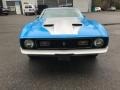 1972 Grabber Blue Ford Mustang Mach 1 Coupe  photo #34