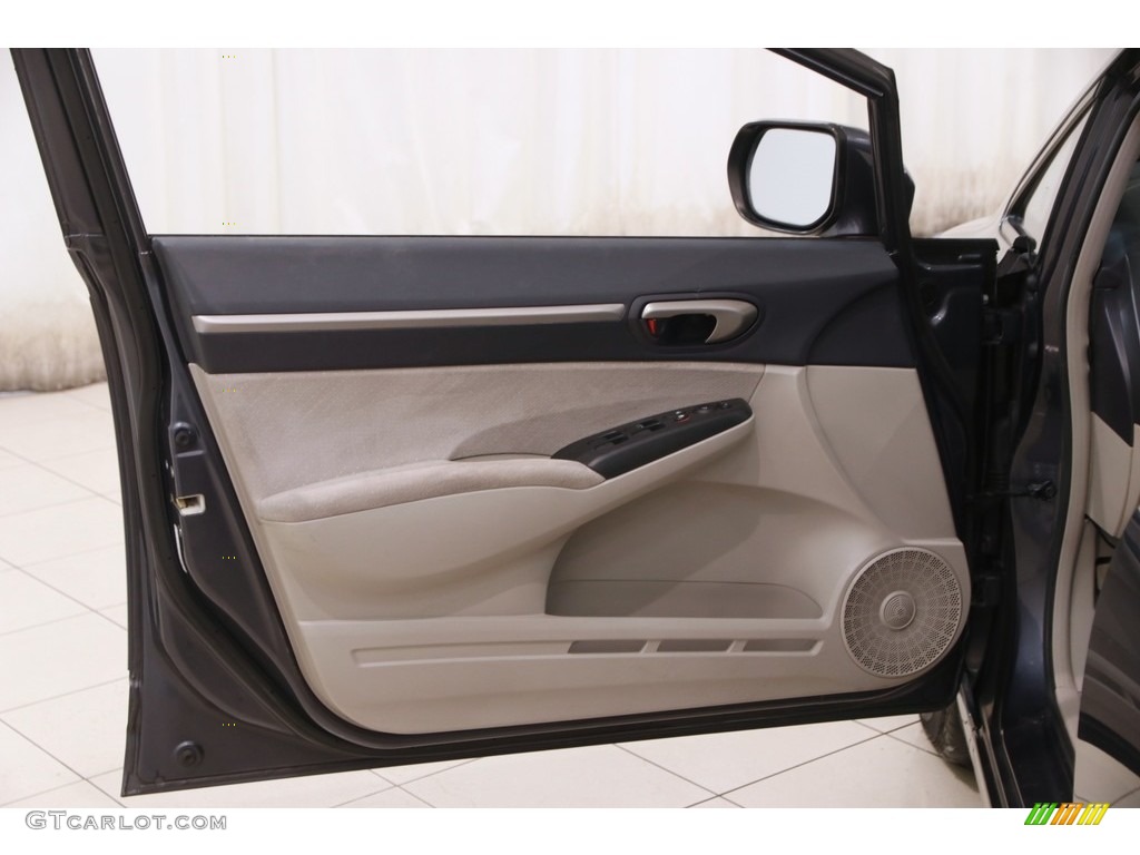 2008 Civic Hybrid Sedan - Magnetic Pearl / Blue photo #4
