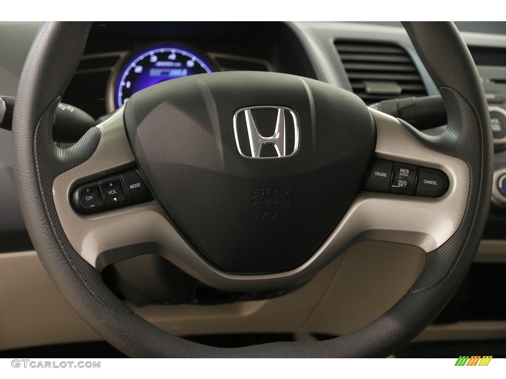 2008 Civic Hybrid Sedan - Magnetic Pearl / Blue photo #6
