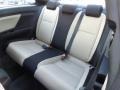 2018 Honda Civic Black/Ivory Interior Rear Seat Photo