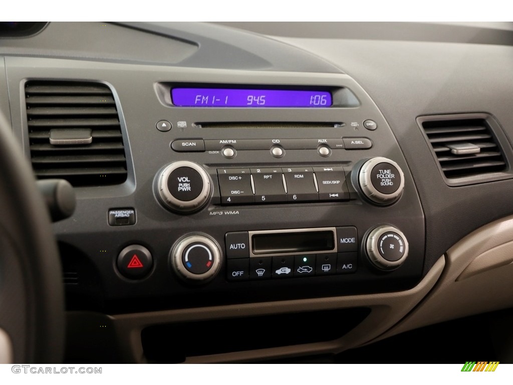 2008 Civic Hybrid Sedan - Magnetic Pearl / Blue photo #9