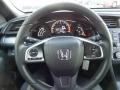 2018 Honda Civic Black/Ivory Interior Steering Wheel Photo