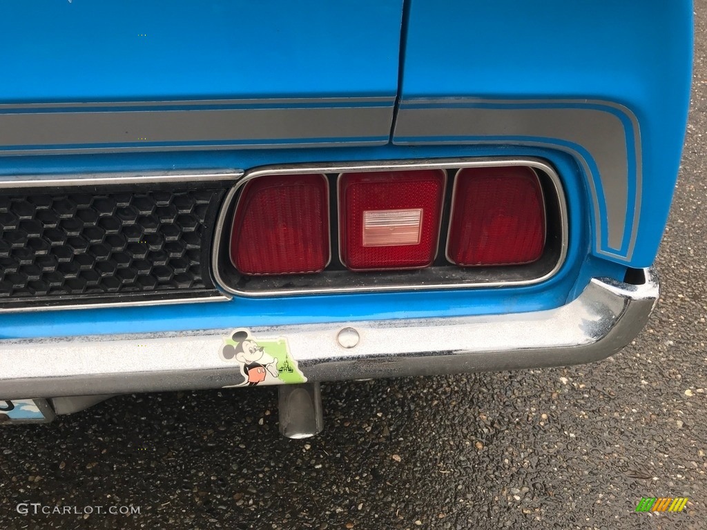 1972 Mustang Mach 1 Coupe - Grabber Blue / Fawn photo #42