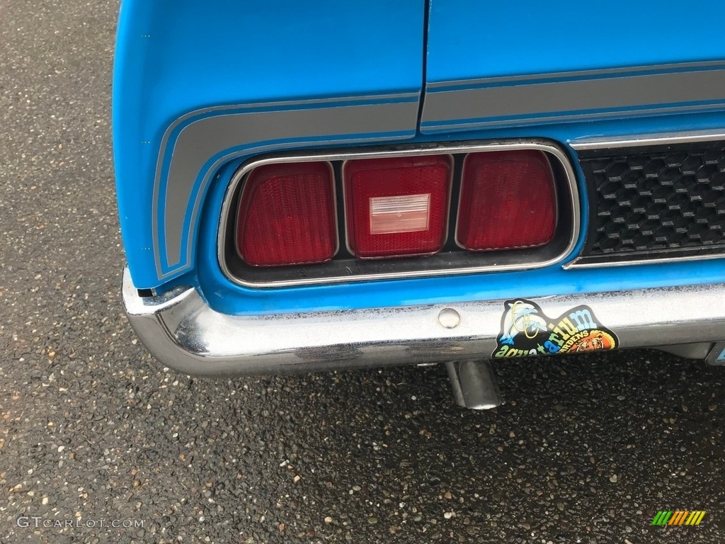 1972 Mustang Mach 1 Coupe - Grabber Blue / Fawn photo #44