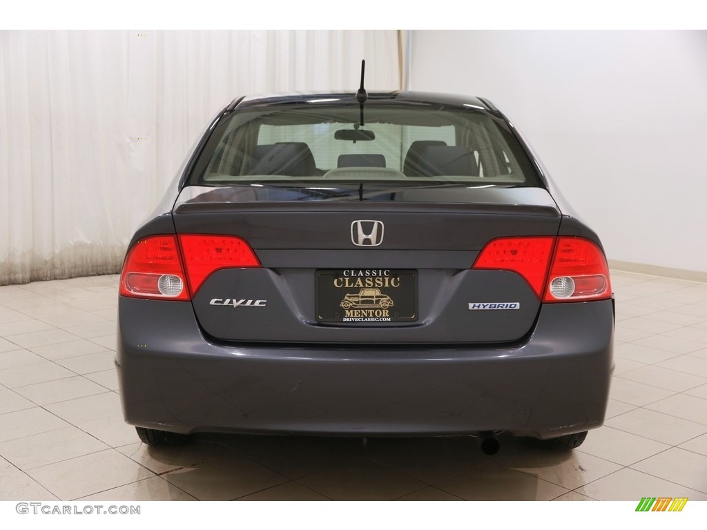 2008 Civic Hybrid Sedan - Magnetic Pearl / Blue photo #15
