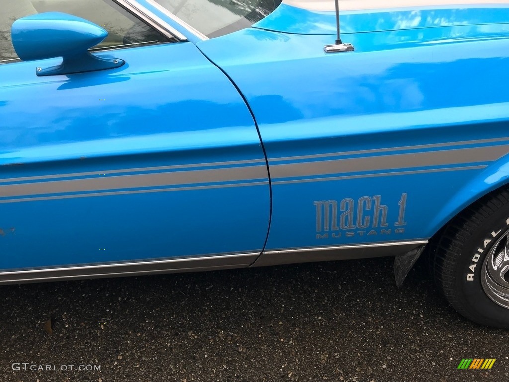 1972 Mustang Mach 1 Coupe - Grabber Blue / Fawn photo #67