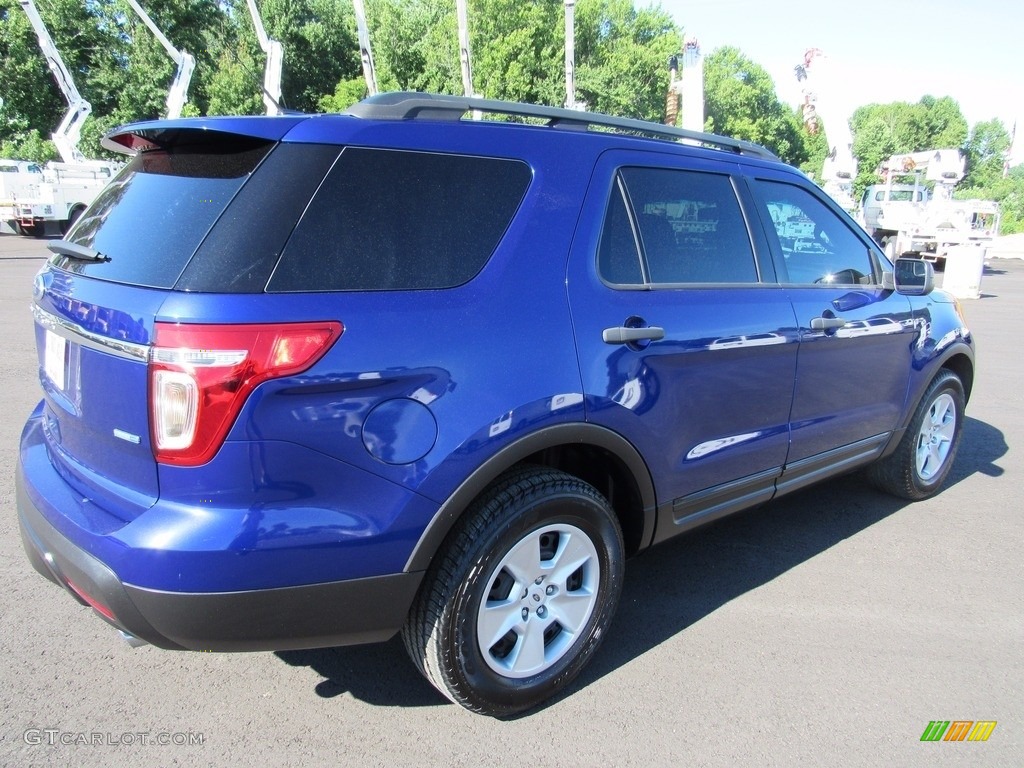 2013 Explorer 4WD - Deep Impact Blue Metallic / Medium Light Stone photo #9