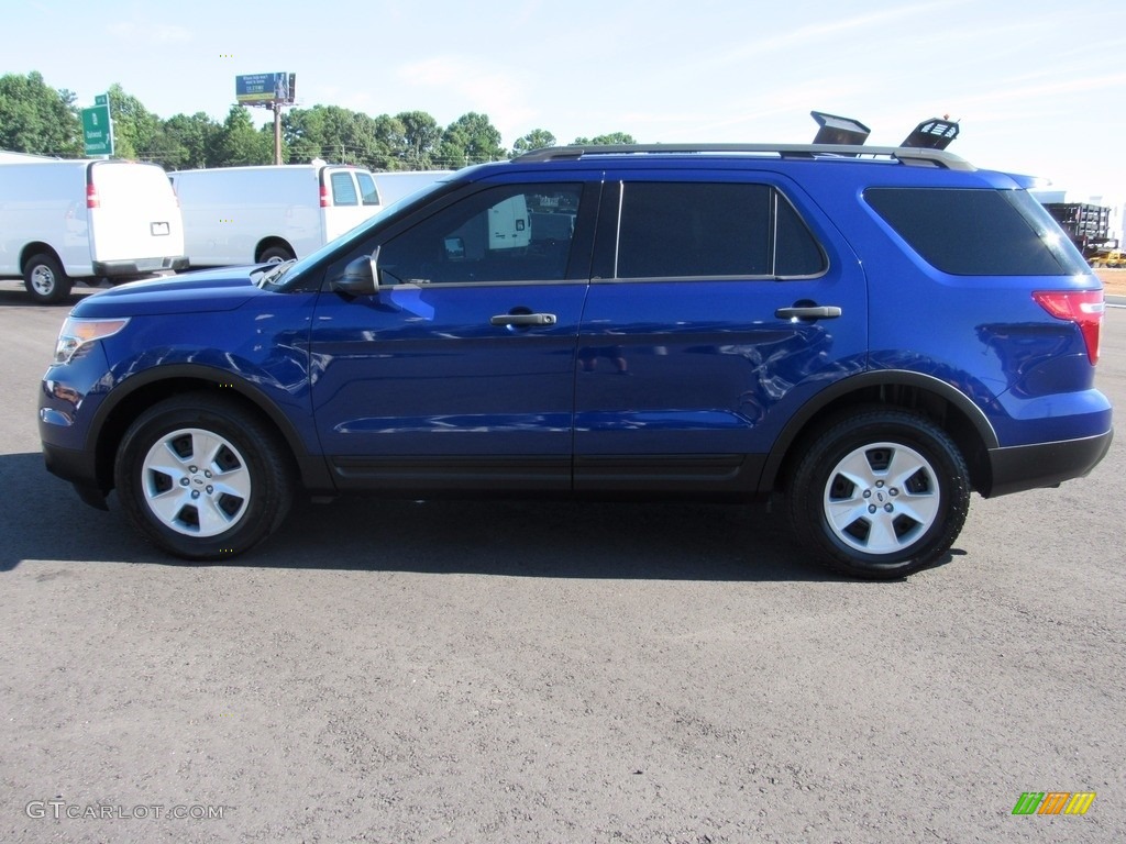 2013 Explorer 4WD - Deep Impact Blue Metallic / Medium Light Stone photo #13