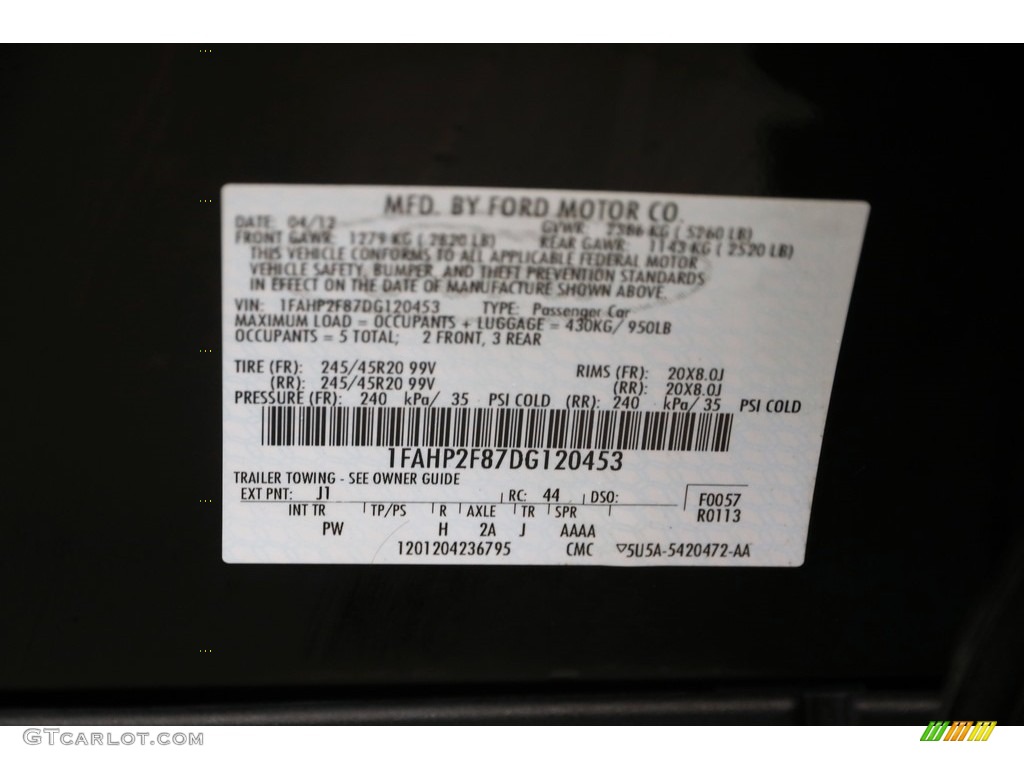 2013 Taurus Limited - Kodiak Brown Metallic / Charcoal Black photo #22