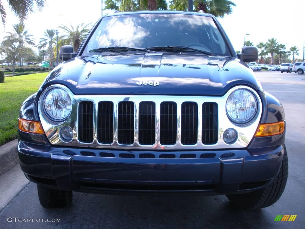 2007 Liberty Limited - Midnight Blue Pearl / Medium Slate Gray photo #3