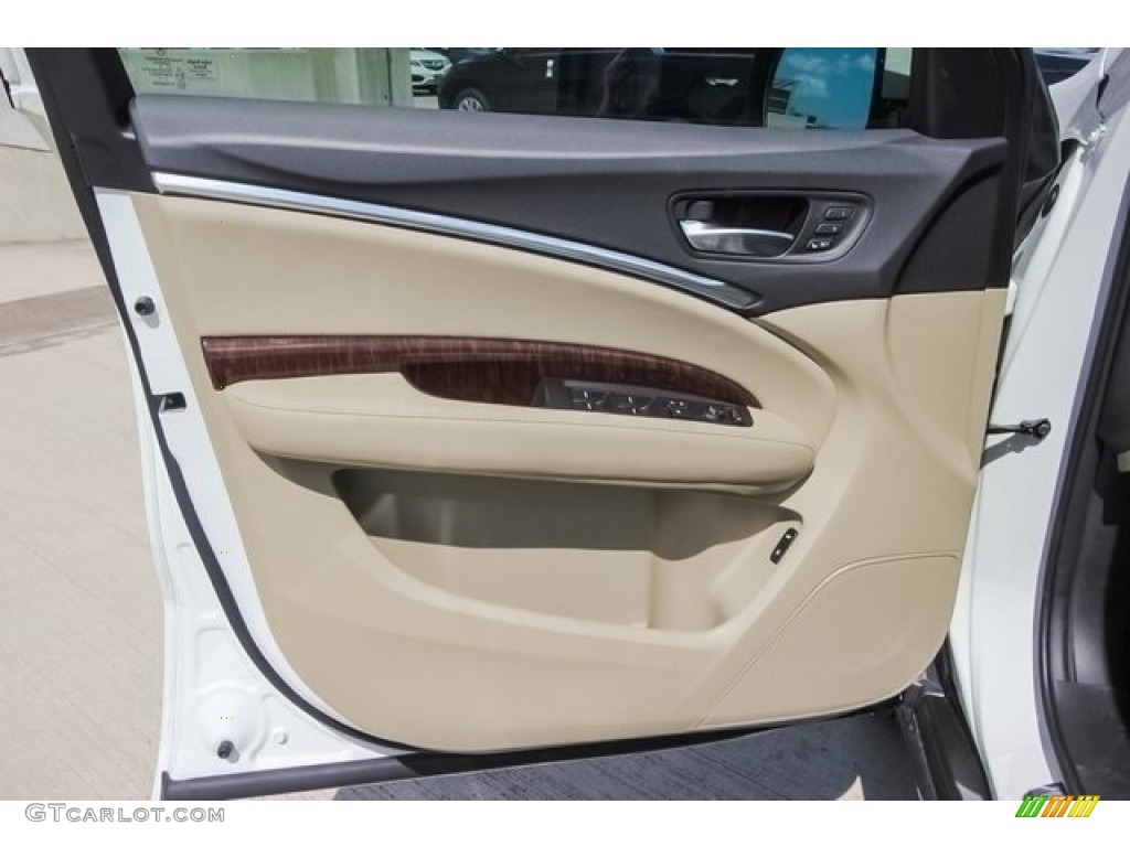 2018 Acura MDX Standard MDX Model Parchment Door Panel Photo #124698210