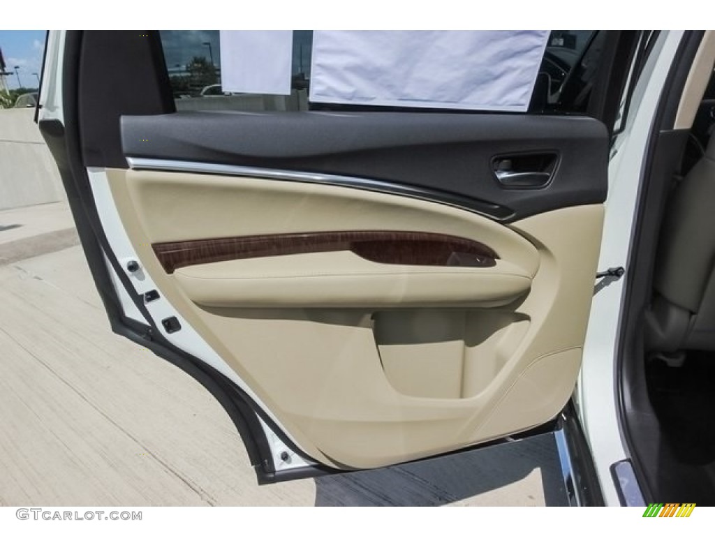 2018 Acura MDX Standard MDX Model Parchment Door Panel Photo #124698225