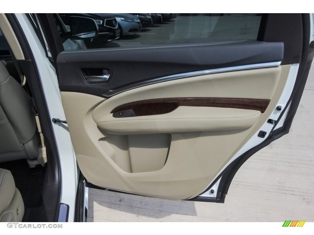 2018 Acura MDX Standard MDX Model Parchment Door Panel Photo #124698267