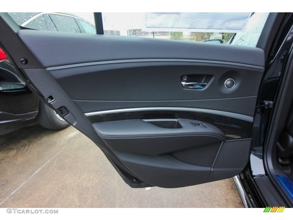 2018 Acura RLX Technology Ebony Door Panel Photo #124699008