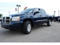 2006 Patriot Blue Pearl Dodge Dakota SLT Quad Cab 4x4  photo #4