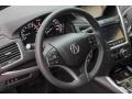 2018 Acura RLX Ebony Interior Steering Wheel Photo